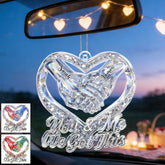 You & Me, We Got This-Personalized Acrylic Car Hanger, For Couples