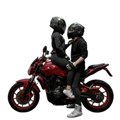 Spersonalizowana ozdoba dla pary motocyklistów, prezent dla pary motocyklistów