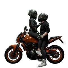 Spersonalizowana ozdoba dla pary motocyklistów, prezent dla pary motocyklistów