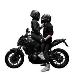 Spersonalizowana ozdoba dla pary motocyklistów, prezent dla pary motocyklistów