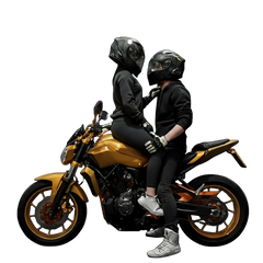 Spersonalizowana ozdoba dla pary motocyklistów, prezent dla pary motocyklistów